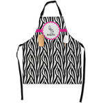 Zebra Apron With Pockets w/ Name or Text