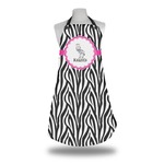 Zebra Apron w/ Name or Text