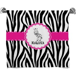 Zebra Bath Towel (Personalized)