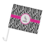 Zebra Car Flag (Personalized)