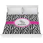 Zebra Comforter - King (Personalized)