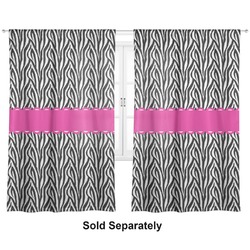 Zebra Curtain Panel - Custom Size