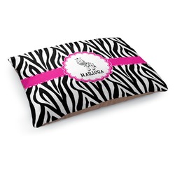 Zebra Dog Bed - Medium w/ Name or Text