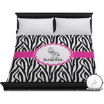 Zebra Duvet Cover - King (Personalized)