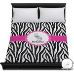 Zebra Duvet Cover - Full / Queen (Personalized)