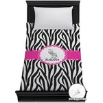 Zebra Duvet Cover - Twin (Personalized)