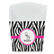 Zebra French Fry Favor Box - Front View