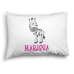 Zebra Pillow Case - Standard - Graphic (Personalized)