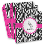 Zebra 3 Ring Binder - Full Wrap (Personalized)