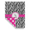 Zebra Garden Flags - Large - Double Sided - FRONT FOLDED