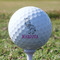 Zebra Golf Ball - Branded - Tee