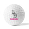 Zebra Golf Balls - Generic - Set of 12 - FRONT