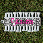 Zebra Golf Tees & Ball Markers Set (Personalized)