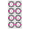 Zebra Icing Circle - Medium - Set of 8