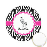 Zebra Printed Cookie Topper - 2.15" (Personalized)