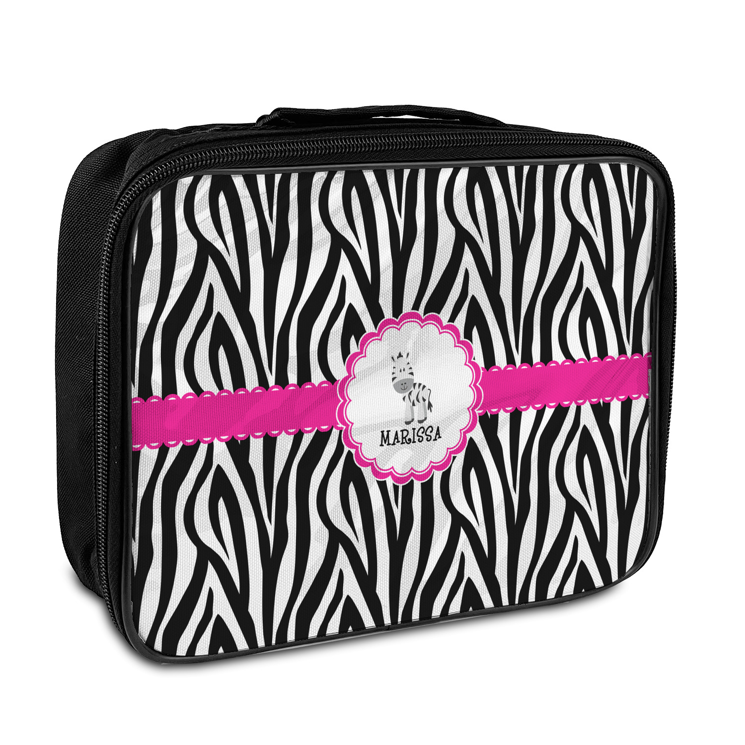 zebra lunch bag