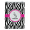 Zebra Jewelry Gift Bag - Gloss - Front