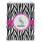 Zebra Jewelry Gift Bag - Matte - Front