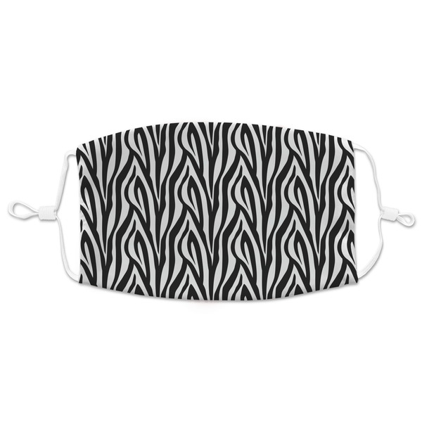 Custom Zebra Adult Cloth Face Mask - XLarge