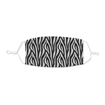 Zebra Kid's Cloth Face Mask - XSmall