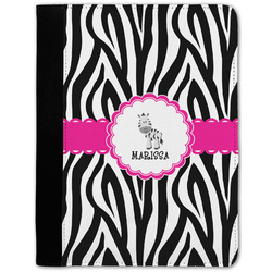 Zebra Notebook Padfolio - Medium w/ Name or Text
