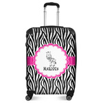 Zebra Suitcase - 24" Medium - Checked (Personalized)