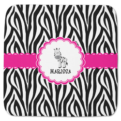 Zebra Memory Foam Bath Mat - 48"x48" (Personalized)