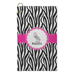 Zebra Microfiber Golf Towel - Small (Personalized)