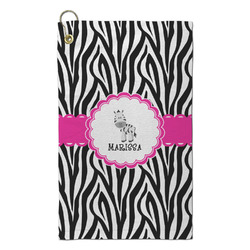 Zebra Microfiber Golf Towel - Small (Personalized)