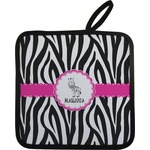 Zebra Pot Holder w/ Name or Text