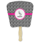 Zebra Paper Fan (Personalized)