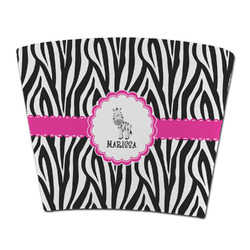 Zebra Party Cup Sleeve - without bottom (Personalized)