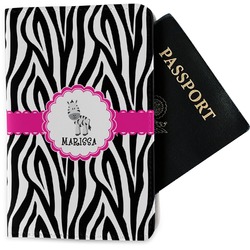 Zebra Passport Holder - Fabric (Personalized)