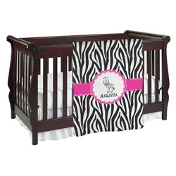 Zebra Baby Blanket (Double Sided) (Personalized)