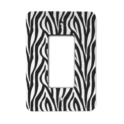 Zebra Rocker Style Light Switch Cover