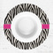 Zebra Round Linen Placemats - LIFESTYLE (single)