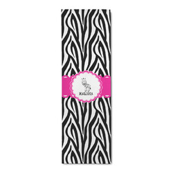 Zebra Runner Rug - 2.5'x8' w/ Name or Text