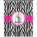 Zebra Extra Long Shower Curtain - 70"x84" (Personalized)