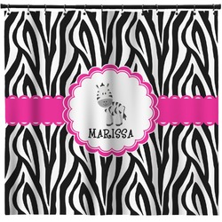 Zebra Shower Curtain - 71" x 74" (Personalized)