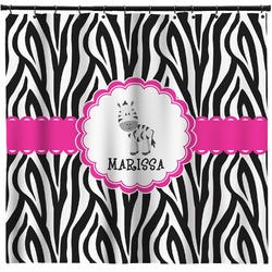Zebra Shower Curtain - Custom Size (Personalized)