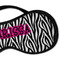 Zebra Sleeping Eye Mask - DETAIL Large