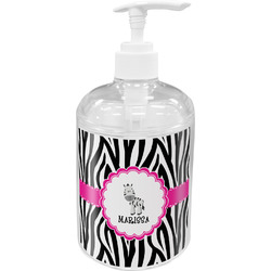 Zebra Acrylic Soap & Lotion Bottle (Personalized)