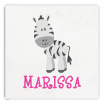 Zebra Paper Dinner Napkins (Personalized)