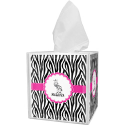 Zebra Tissue Box Cover (Personalized)