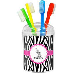 Zebra Toothbrush Holder (Personalized)