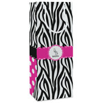 Zebra Wine Gift Bags - Matte (Personalized)