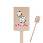 Zebra Rectangle Wooden Stir Sticks (Personalized)