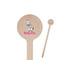 Zebra Wooden 7.5" Stir Stick - Round - Closeup