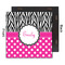 Zebra Print & Polka Dots 12x12 Wood Print - Front & Back View