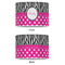 Zebra Print & Polka Dots 16" Drum Lampshade - APPROVAL (Poly Film)